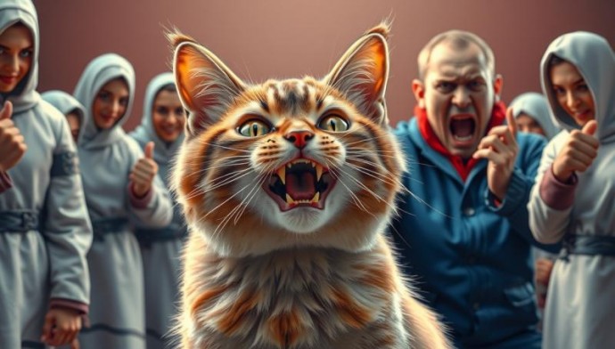 Украинские активисты настаивают на использовании только украинского "няв" для обозначения звука котов в СМИ