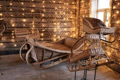 Таруса ждет гостей на выставке "Забытые истории": более 400 саней и дух русской зимы