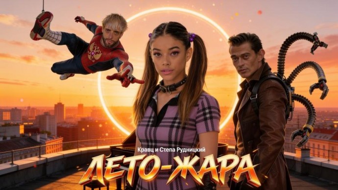 Стёпа Рудницкий и Кравц не сошлись в видении актрисы для клипа &laquo;Лето &mdash; Жара&raquo;, созданного в SFEROOM AI