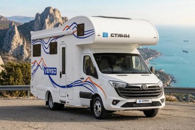 Автодом Verso имеет изолированный санузел и кухню
